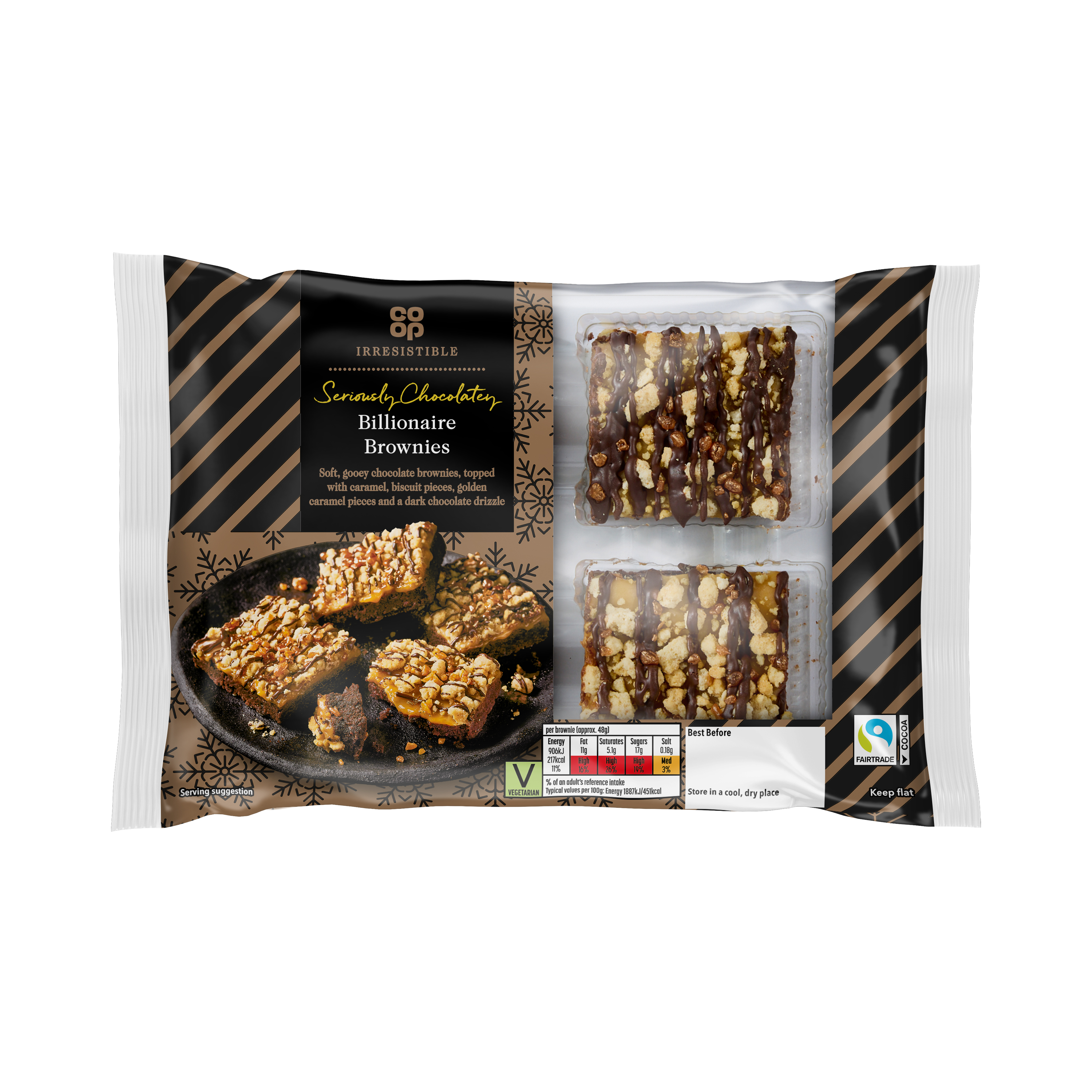 Co-op Irresistible Billionaire Brownies 4PACK