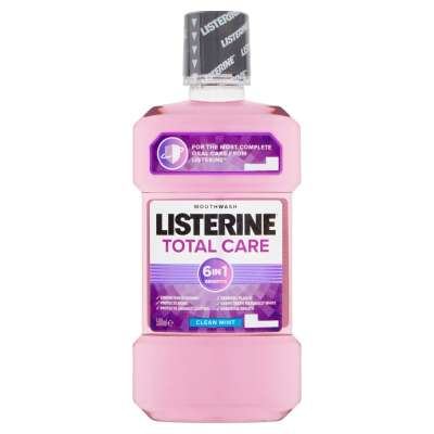 Listerine Totalcare Clean Mint Antibacterial Mouthwash 500ml