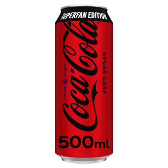 Coca-Cola Zero Sugar 500ml Superfan Can