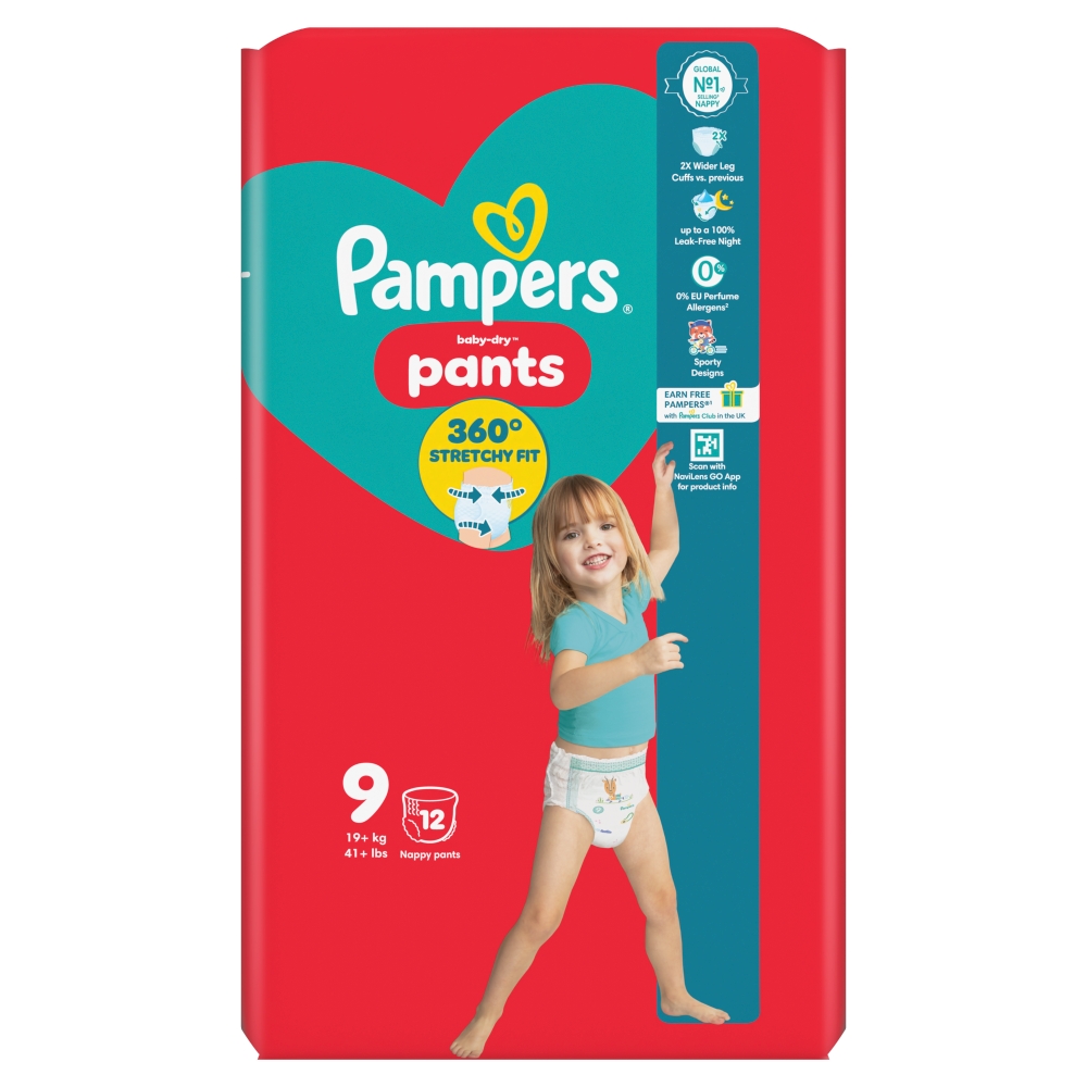 Pampers Baby Dry Pants Size 9 12pack