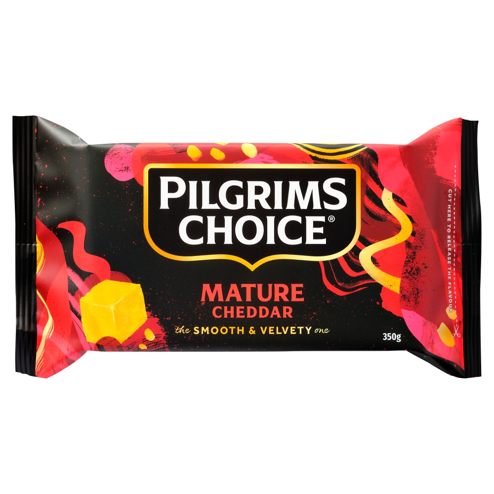 Pilgrims Choice Mature Cheddar 350g 