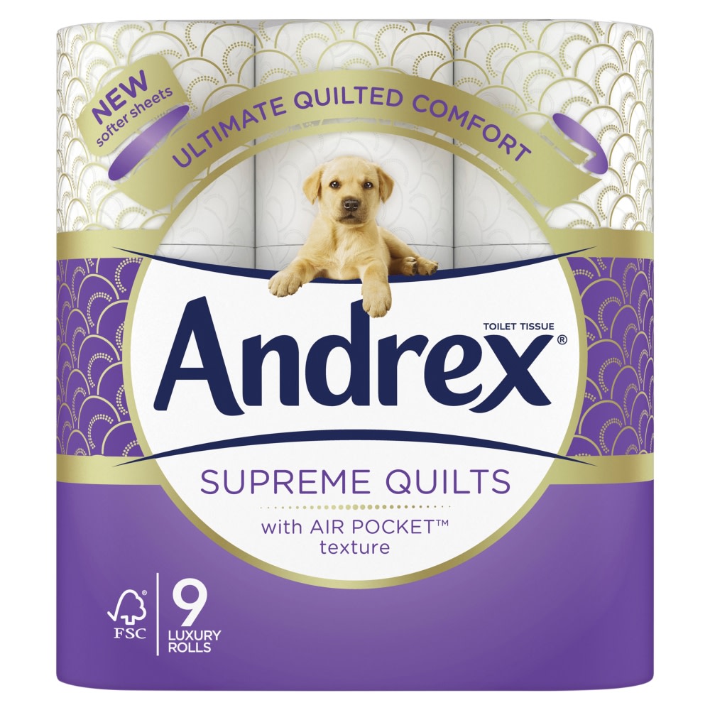 Andrex Ultimate Quilts Toilet Tissue 24 Rolls