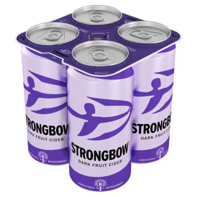 Strongbow Dark Fruit Cider Cans 4x440ml