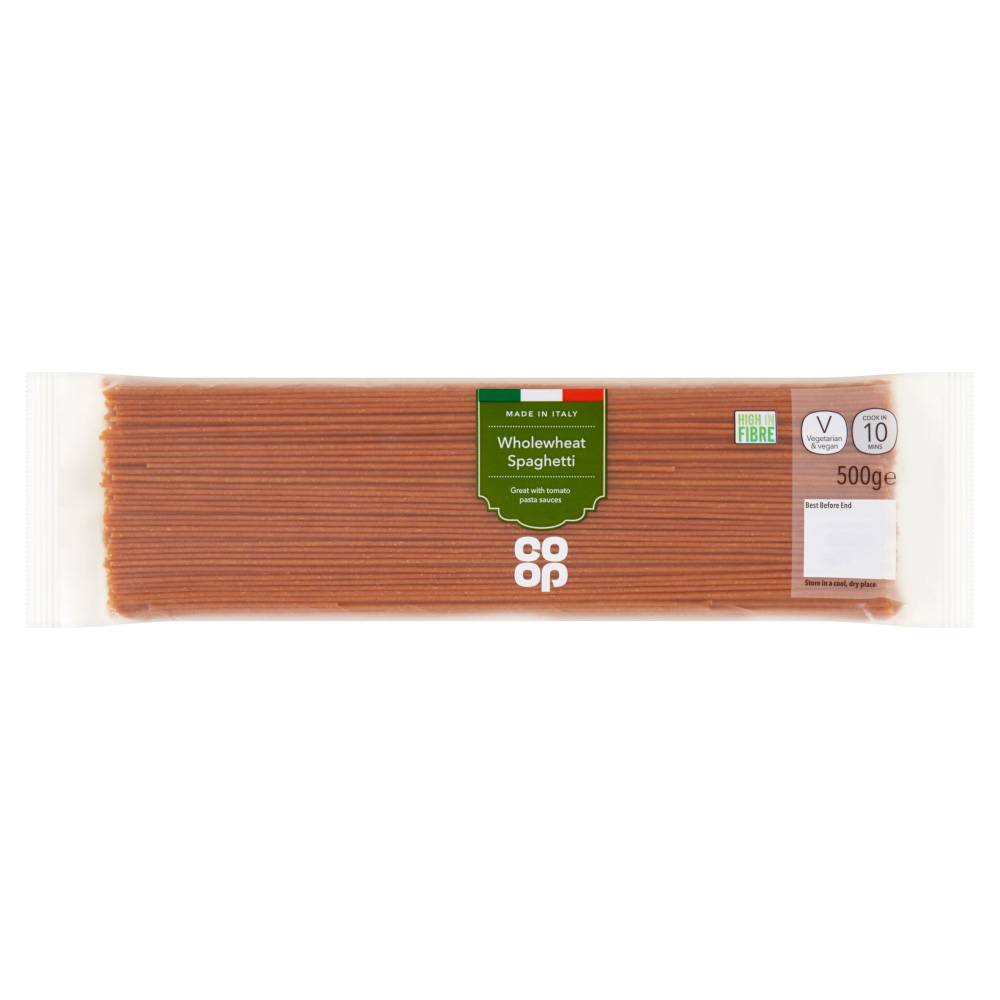 Co-op Wholewheat Spaghetti 500g - Co-op