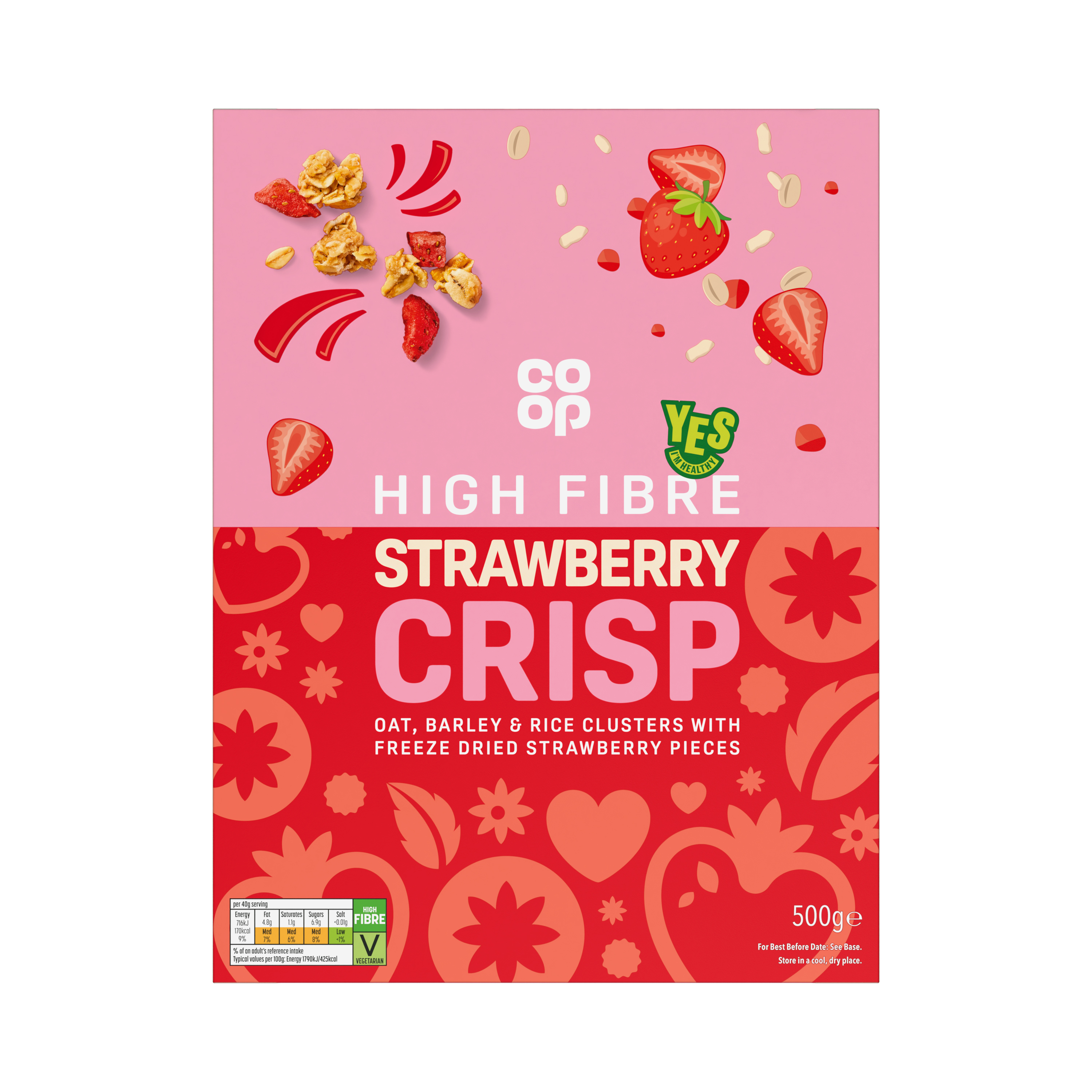 Co-op Strawberry Crisp 500g
