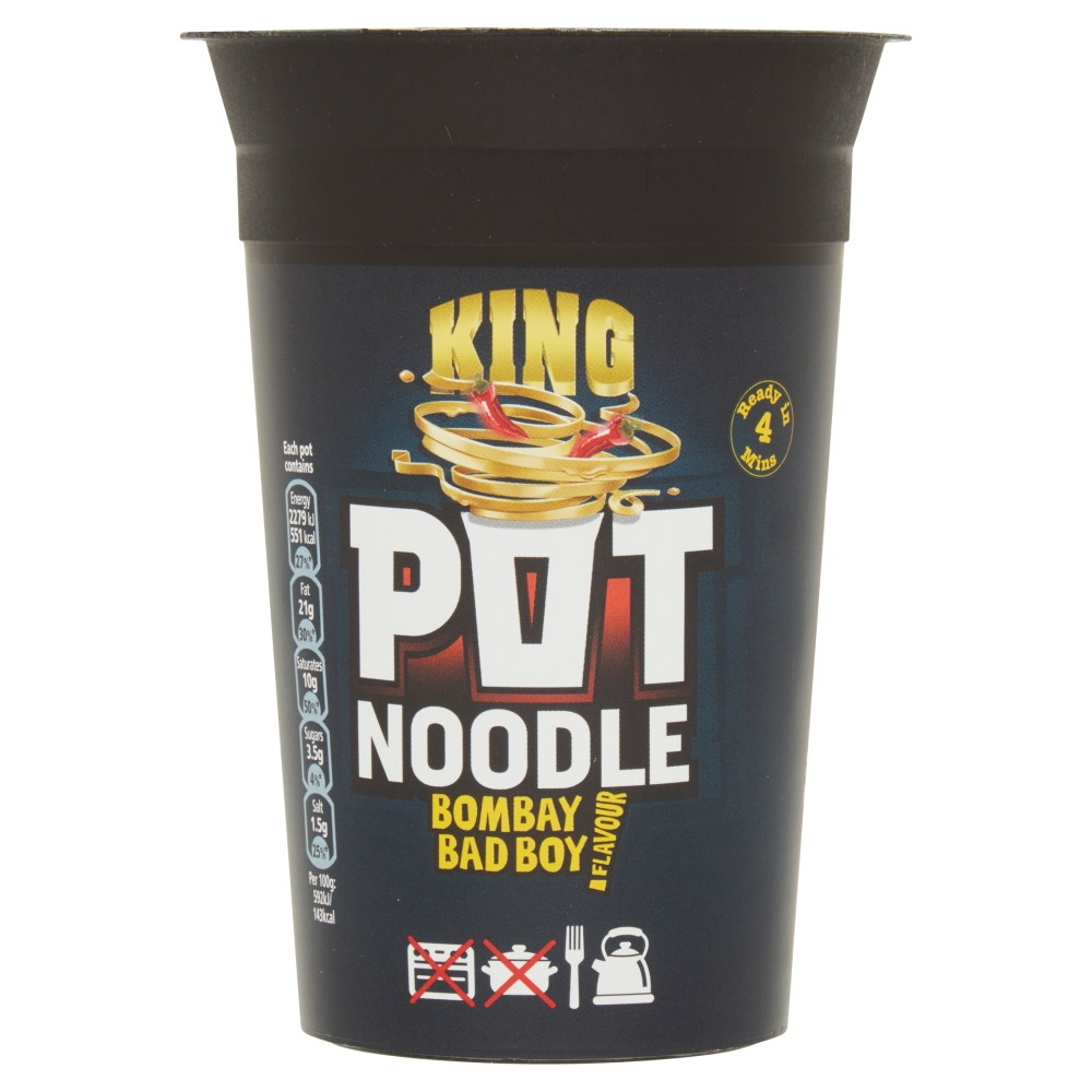 King Pot Noodle Bombay Bad Boy 114g Coop