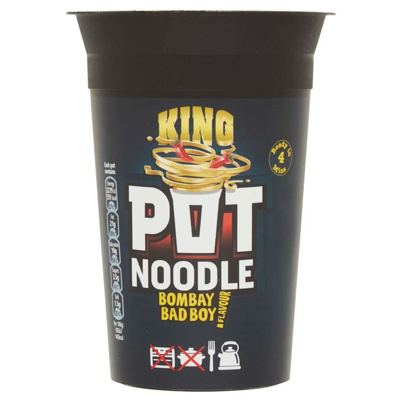 Kin Pot King Pot Noodle Bombay Bad Boy 114g - Co-op
