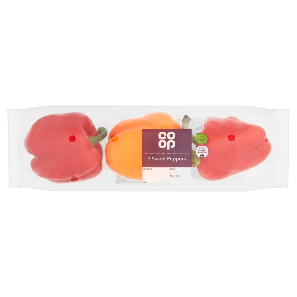 Co-op Sweet Pepper pack 500g