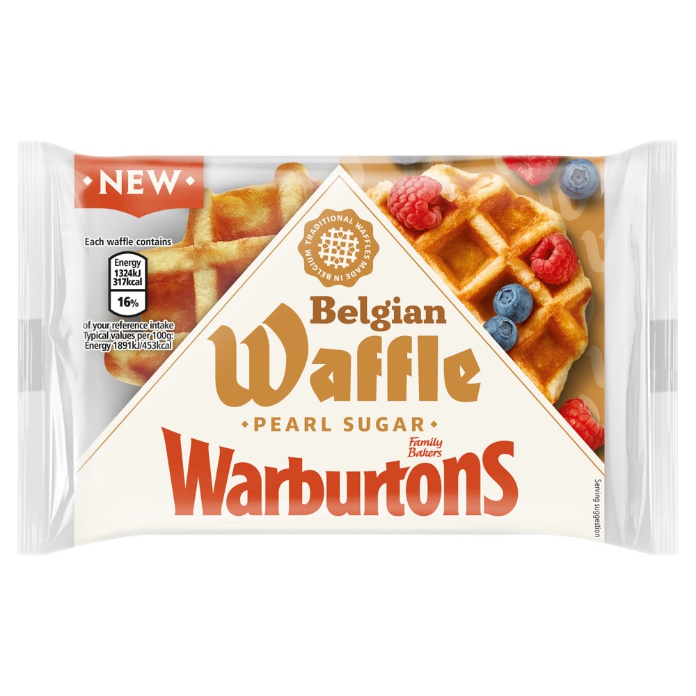 Warburtons Pearl Sugar Waffle