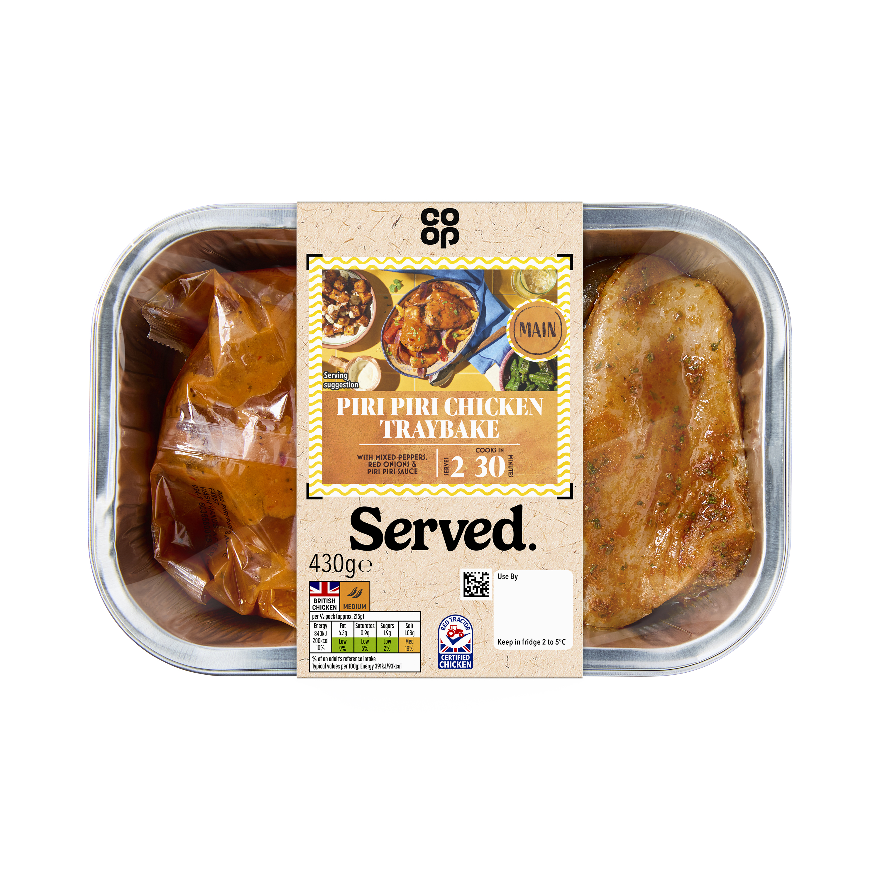 Co-op Piri Piri Chicken Traybake 430g