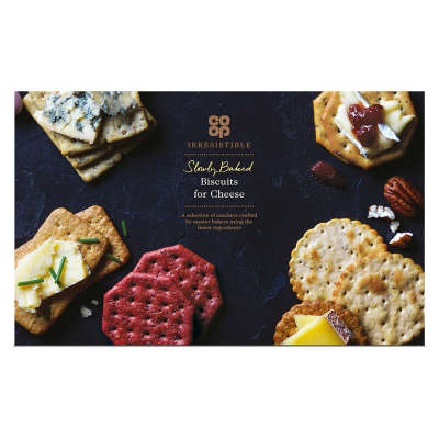 Co-op Irresistible Slow Baked Biscuits for Cheese