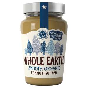 Whole Earth Organic Smooth Peanut Butter 340g