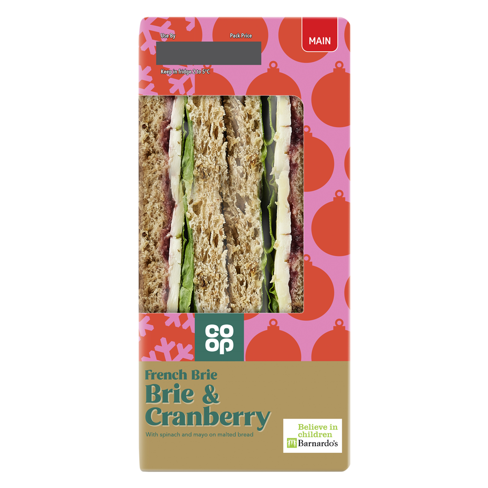Co-op Brie & Cranberry Sandwich
