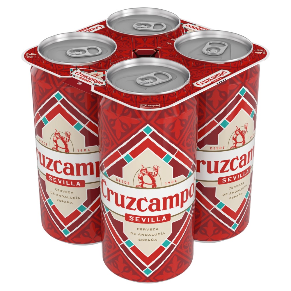 Cruzcampo Sevilla Lager Beer 4X440ml