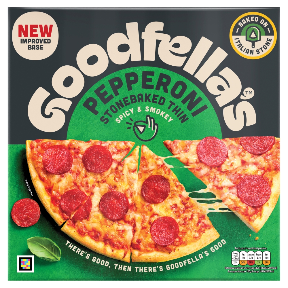 Goodfella's Stonebaked Thin Pepperoni Pizza 332g