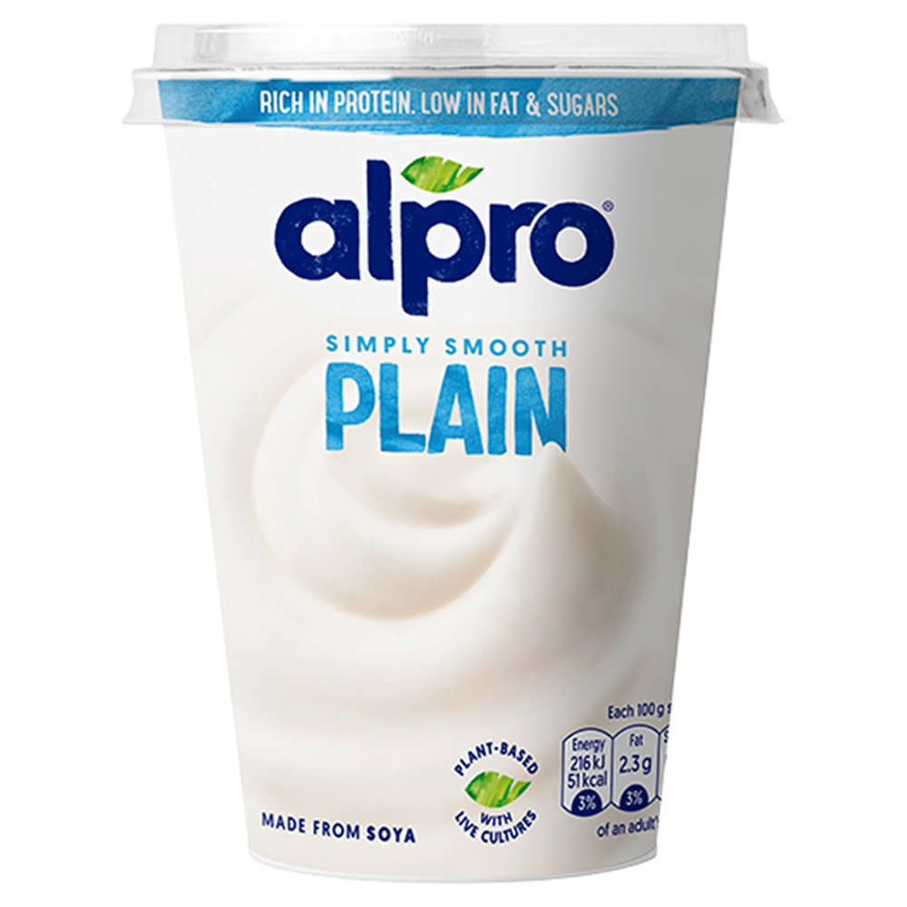 Alpro Simply Plain Soya Yogurt