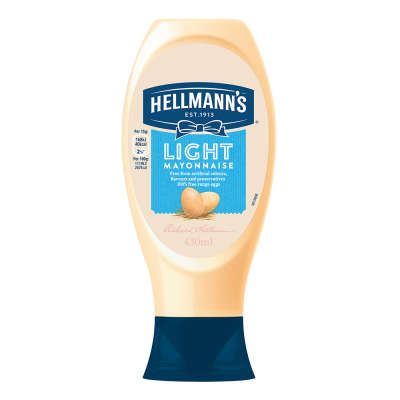 Hellmann's Light Mayonnaise Squeezy 430ml