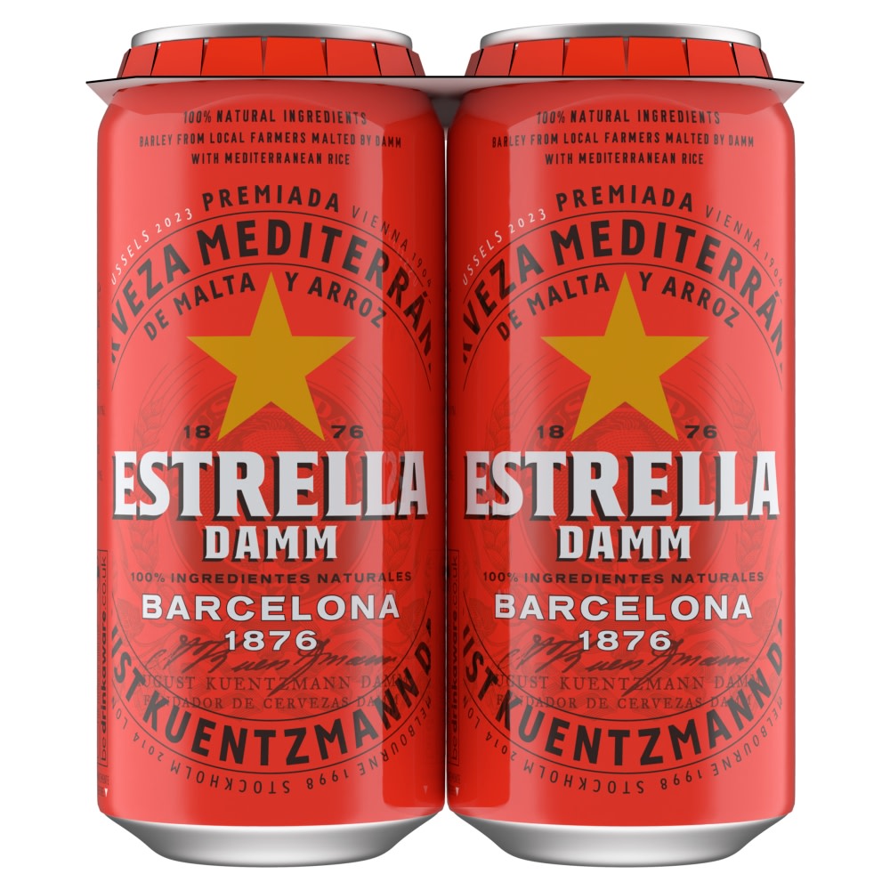 Estrella Damm Lager 4x440ml 