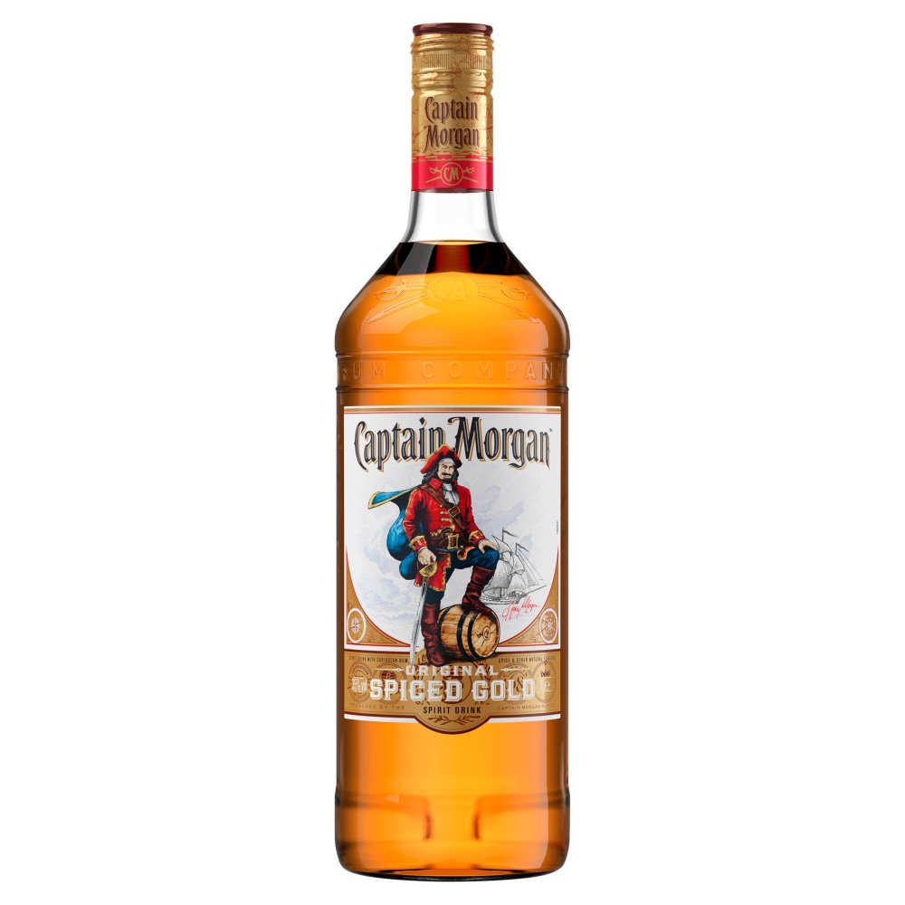 Captain Morgans Spiced Rum 1Ltr  