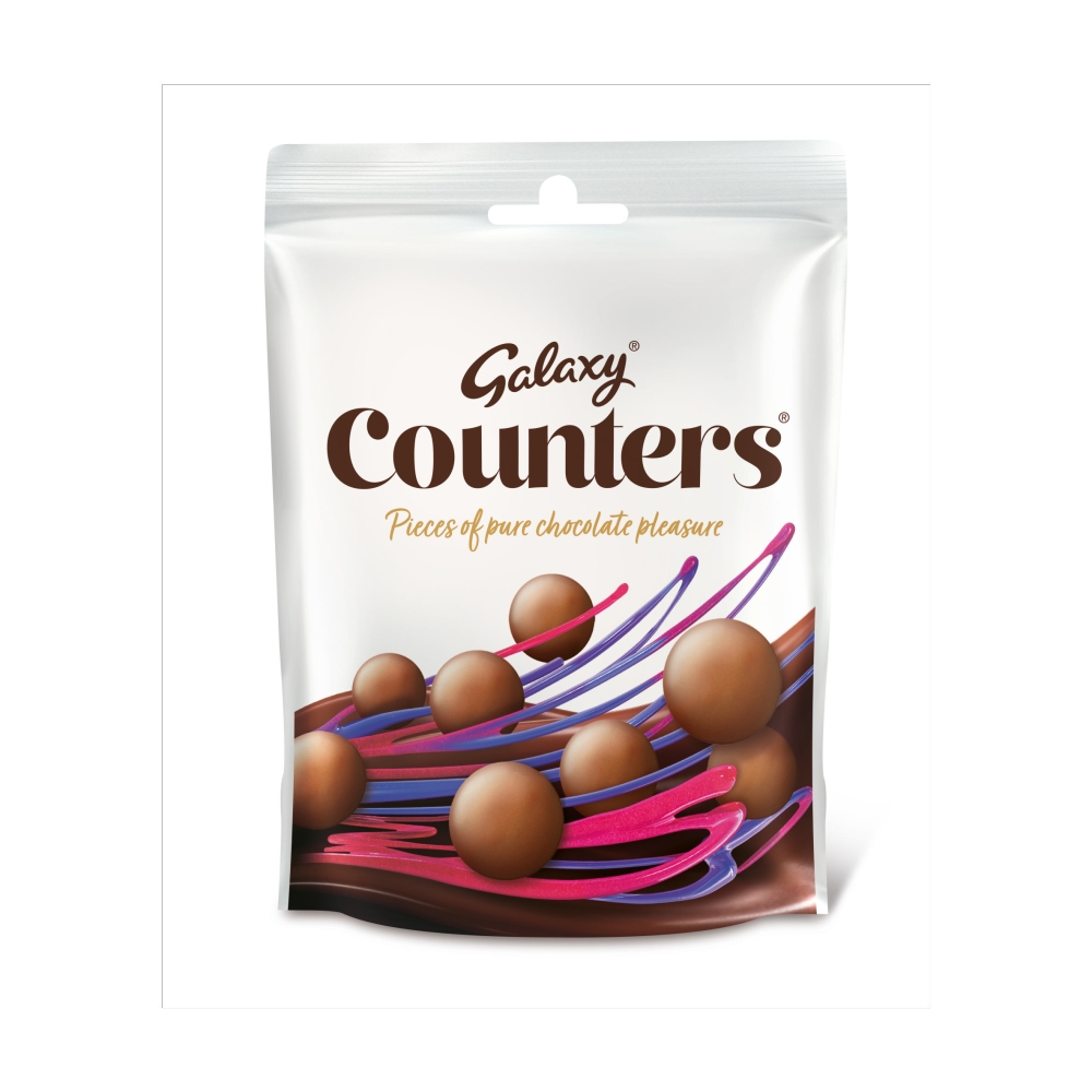  Galaxy Counters Milk Chocolate Pouch 112g
