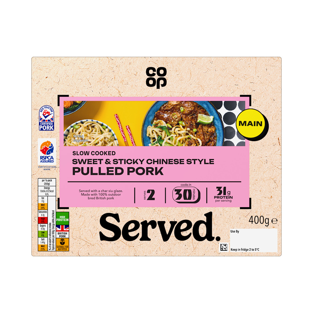 Co-op Sweet & Sticky Chinese Style Pulled Port 400g