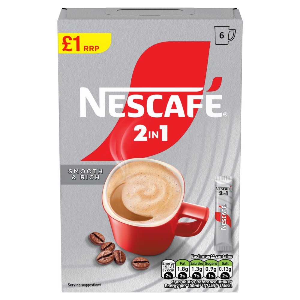 Nescafe 2in1 Original 6 x 9g