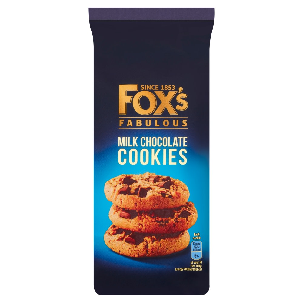Fox's Milk Chocolate Cookies 180G