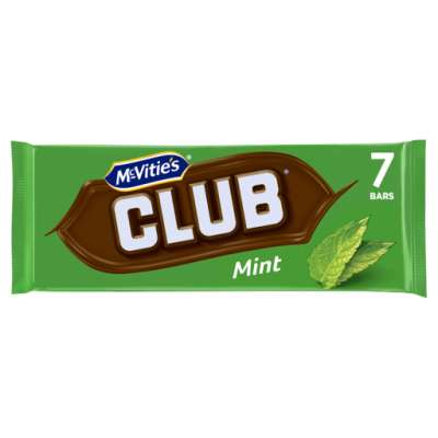 McVitie's Club Mint Bars 7pk