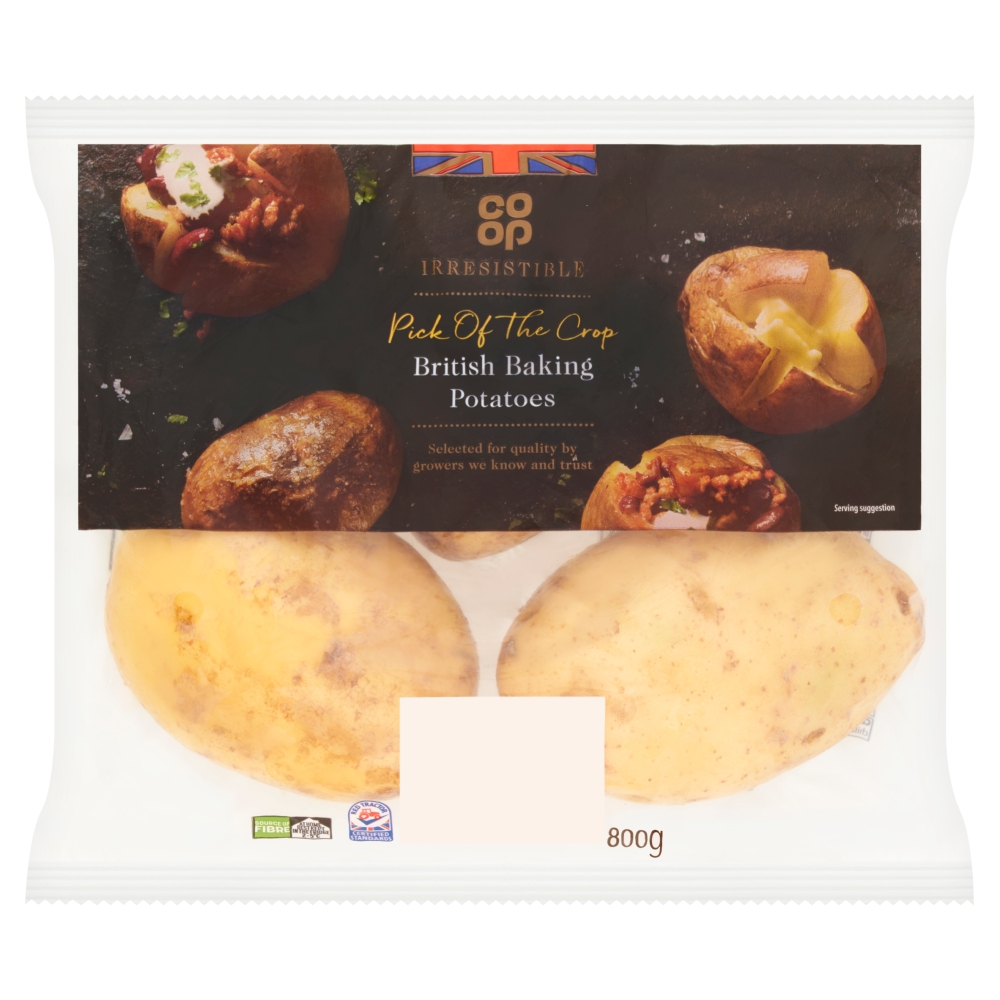 Co-op Irresistible Baking Potatoes 800g