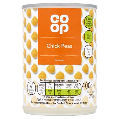 Co-op Chick Peas in Water 400g