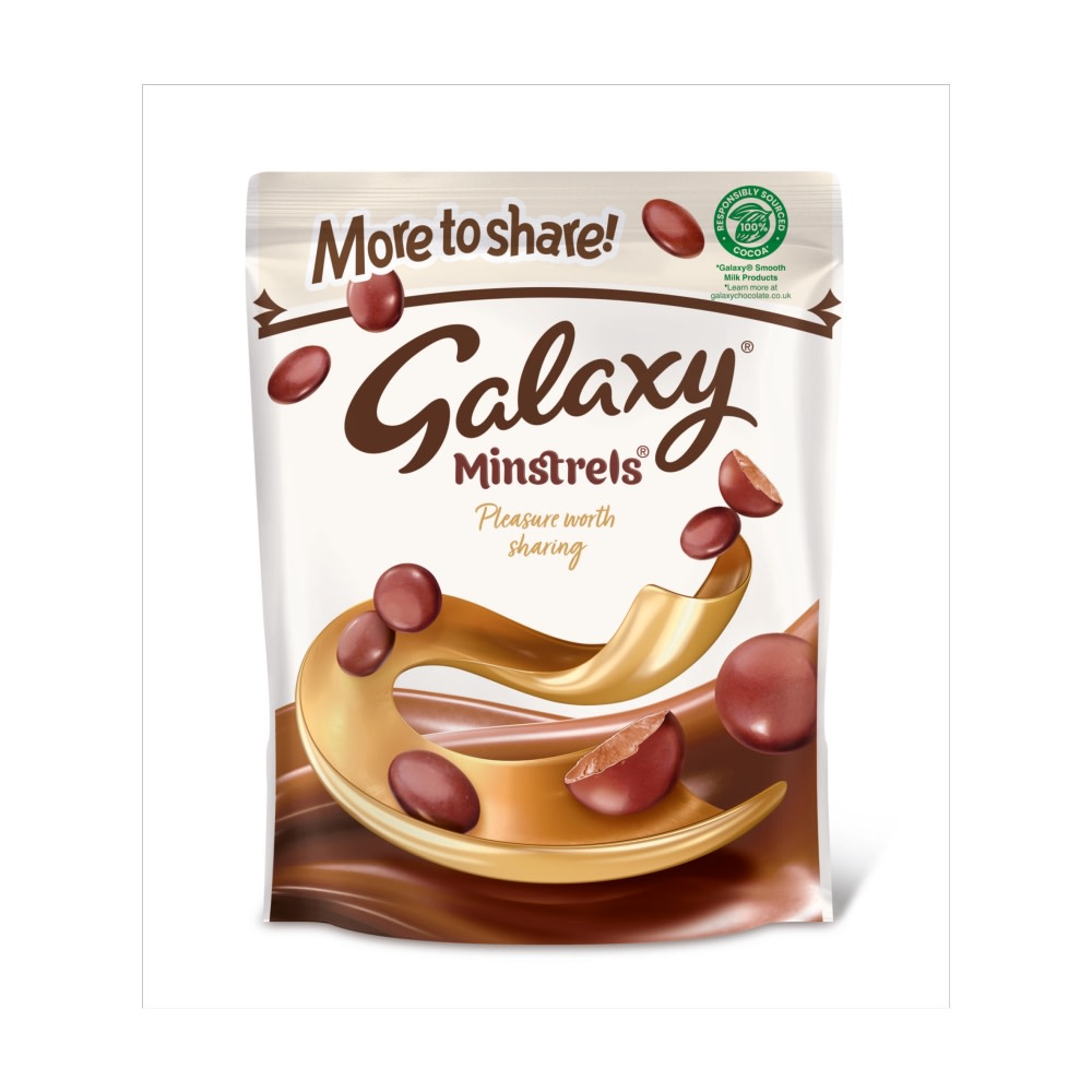 Galaxy Minstrels Milk Chocolate Buttons Bag
