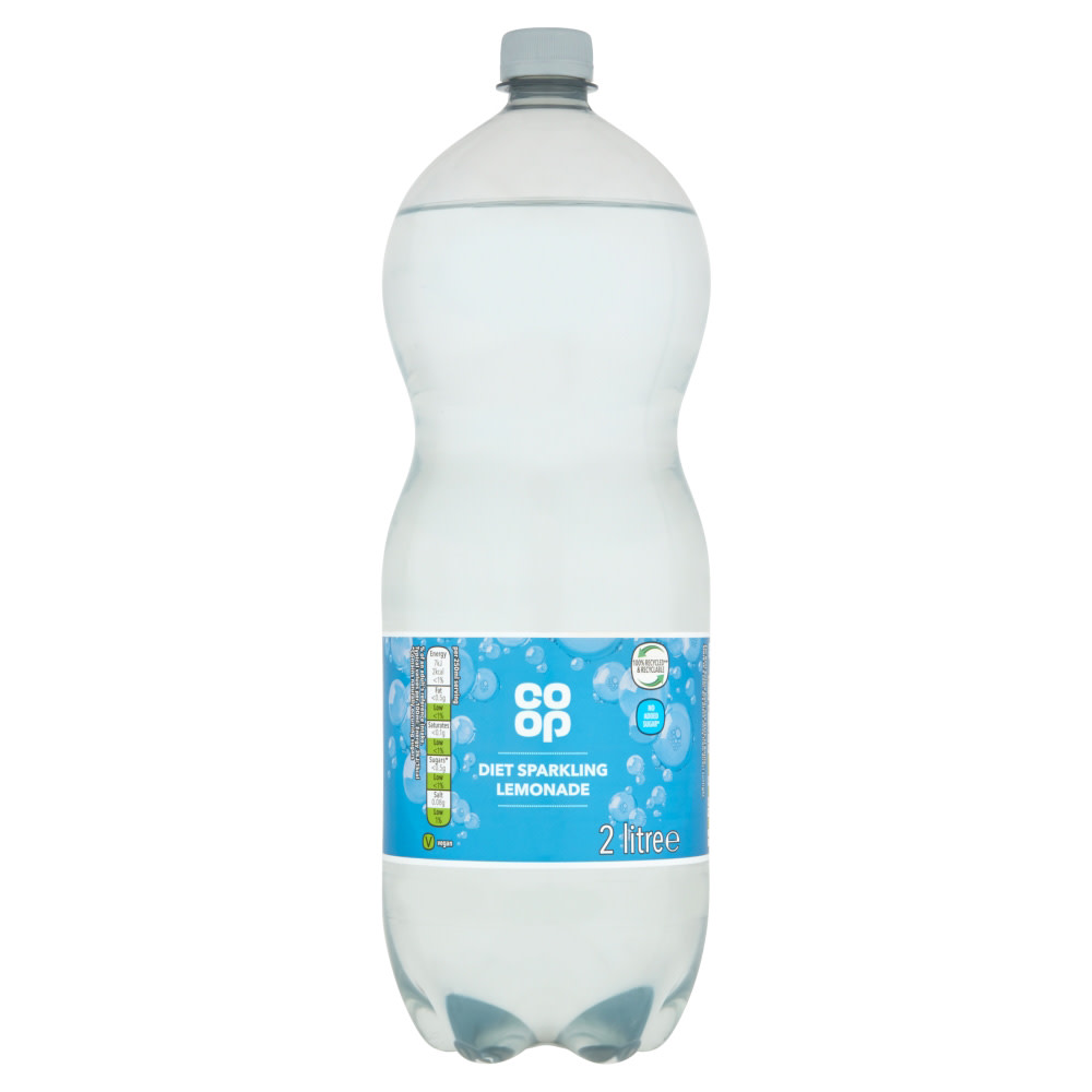 Co-op Sparking Diet Lemonade 2ltr