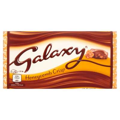 Galaxy Honeycomb Crisp Chocolate Bar 114g