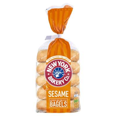 New York Bagels Sesame 5 Pack