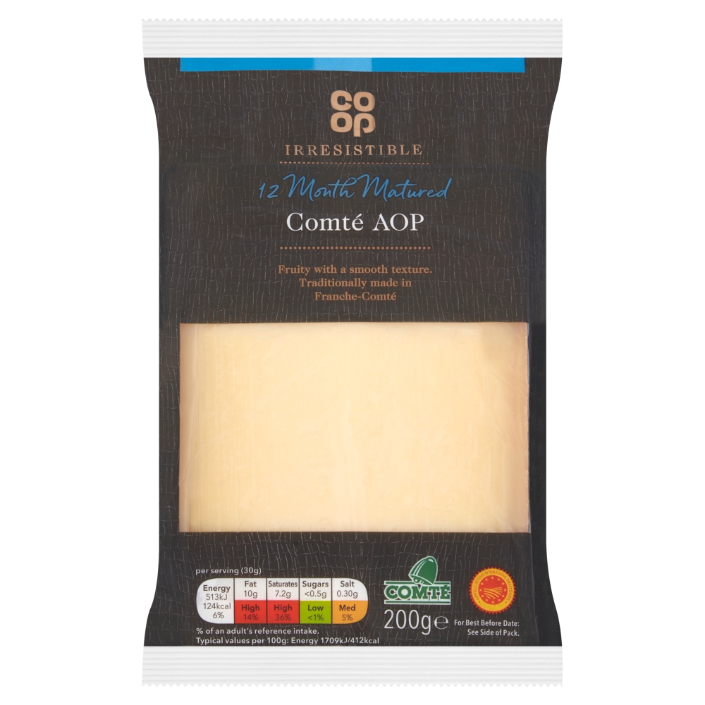 Co-op Irresistible Comté Cheese 200g - Co-op