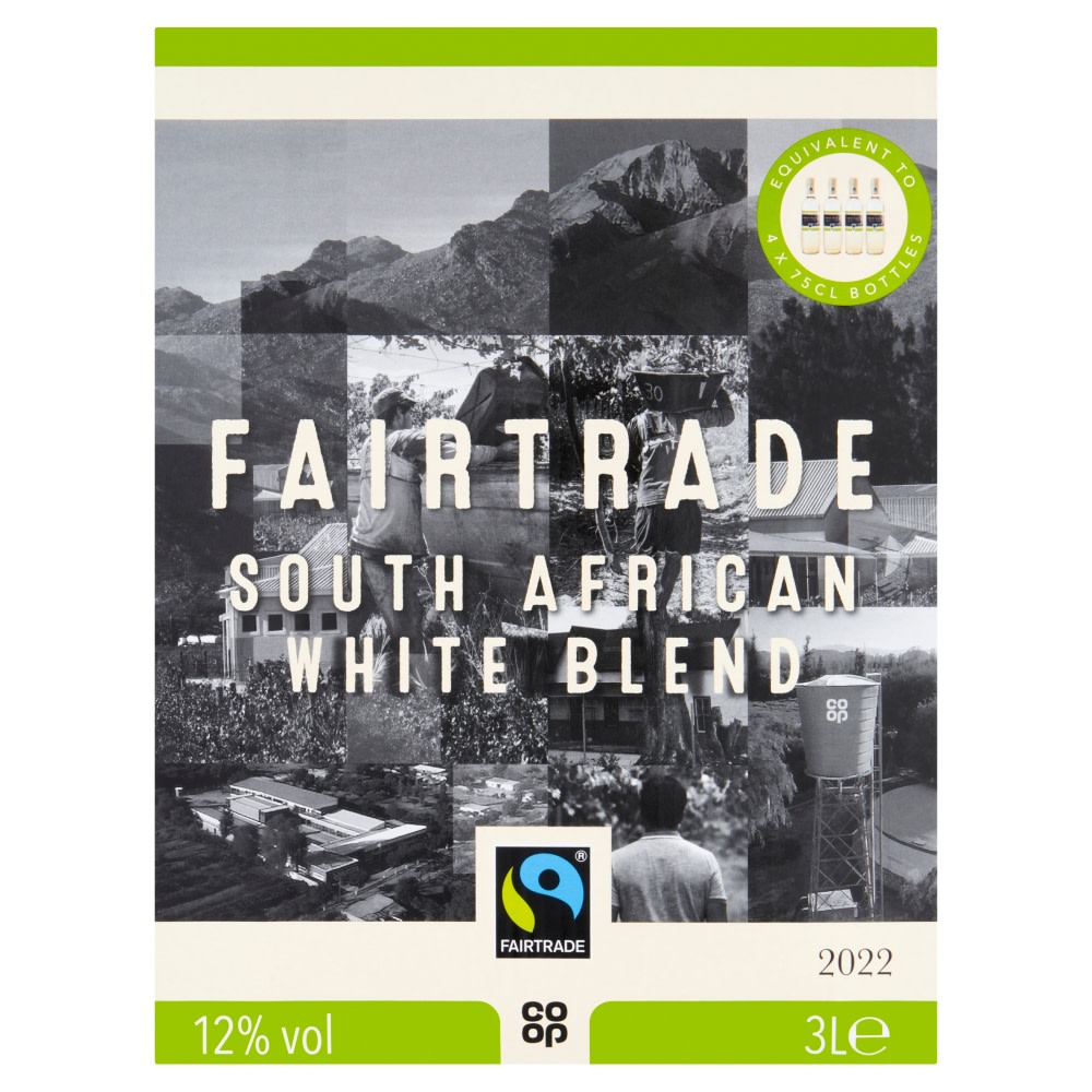 Co-op Fairtrade White Blend Box 3ltr
