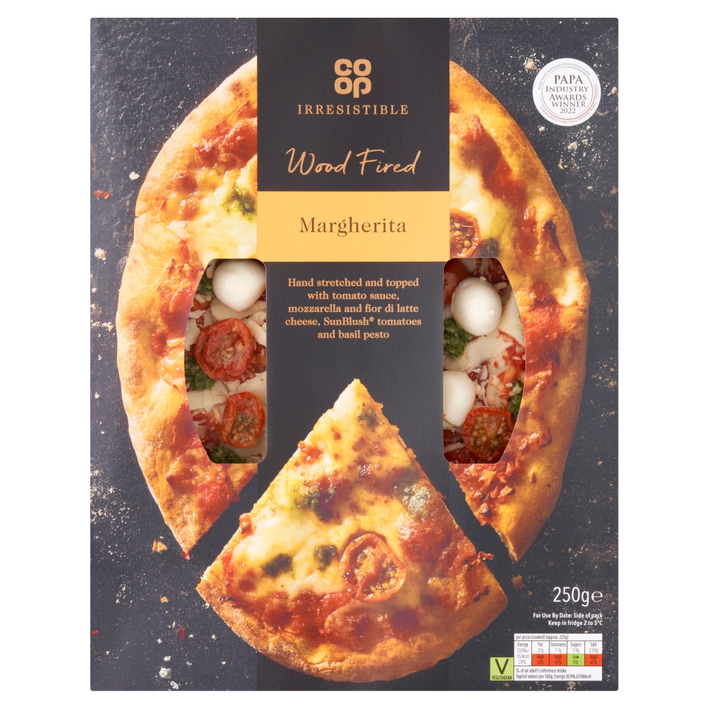 Co-op Irresistible Single Serve Margherita 250g