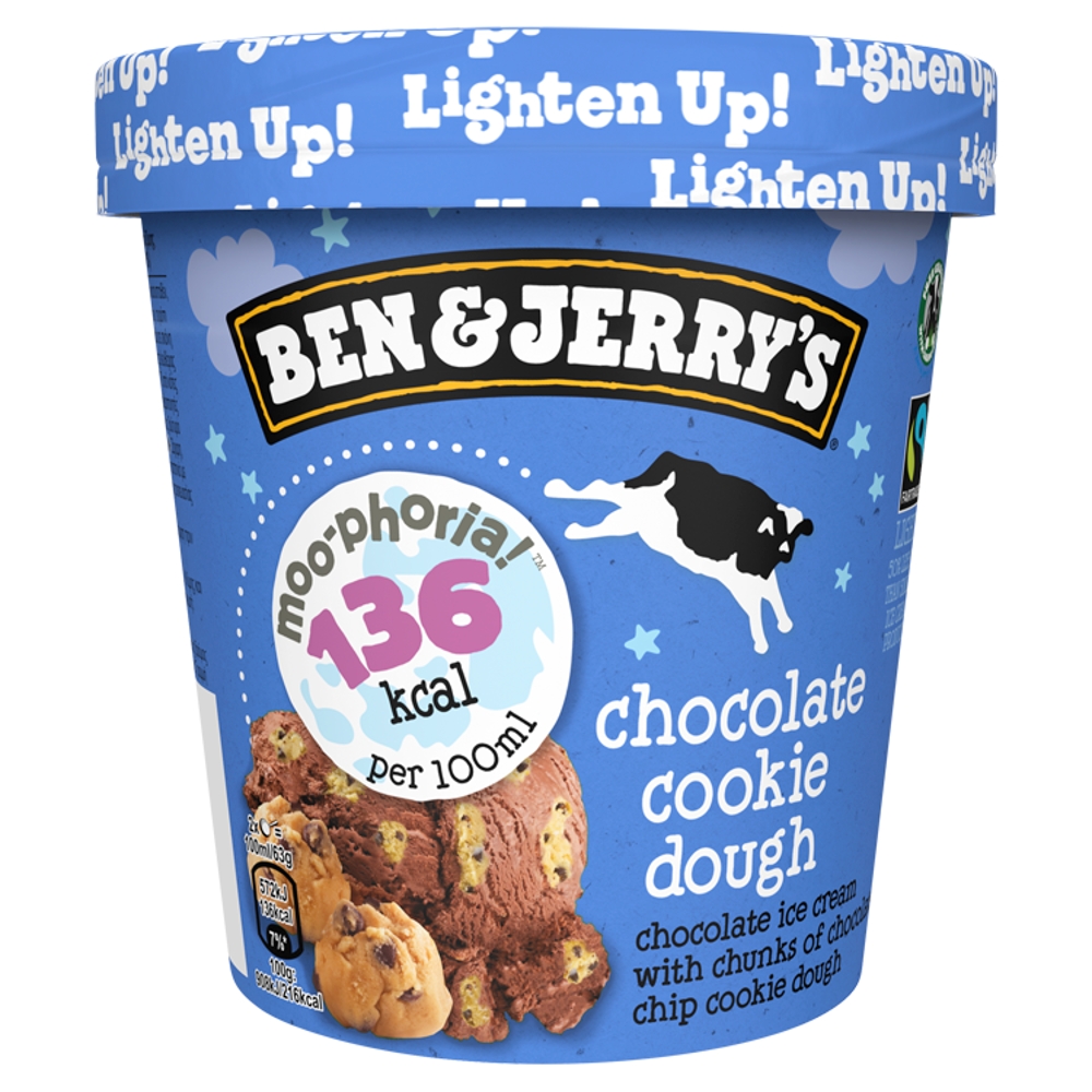 Ben & Jerrys Moophoria Chocolate Cookie Dough 465ml - Co-op