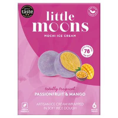 Little Moons Mochi Ice Cream Passionfruit & Mango 6x32g