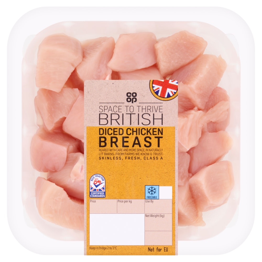 Tender Diced Chicken Breast 400g