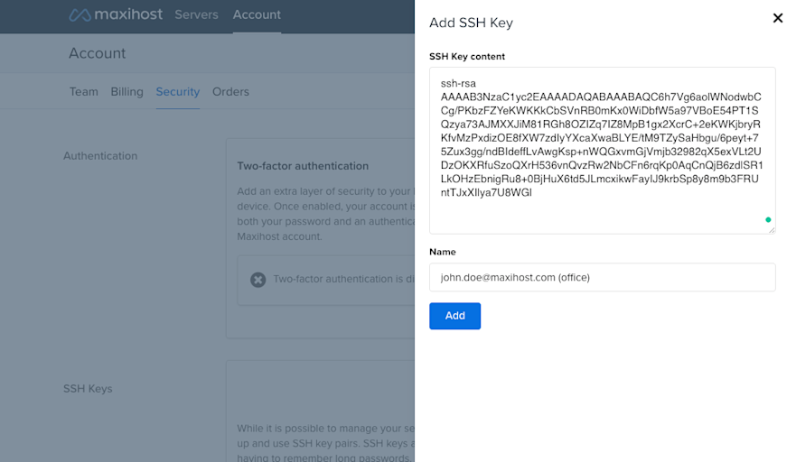 add-ssh-key