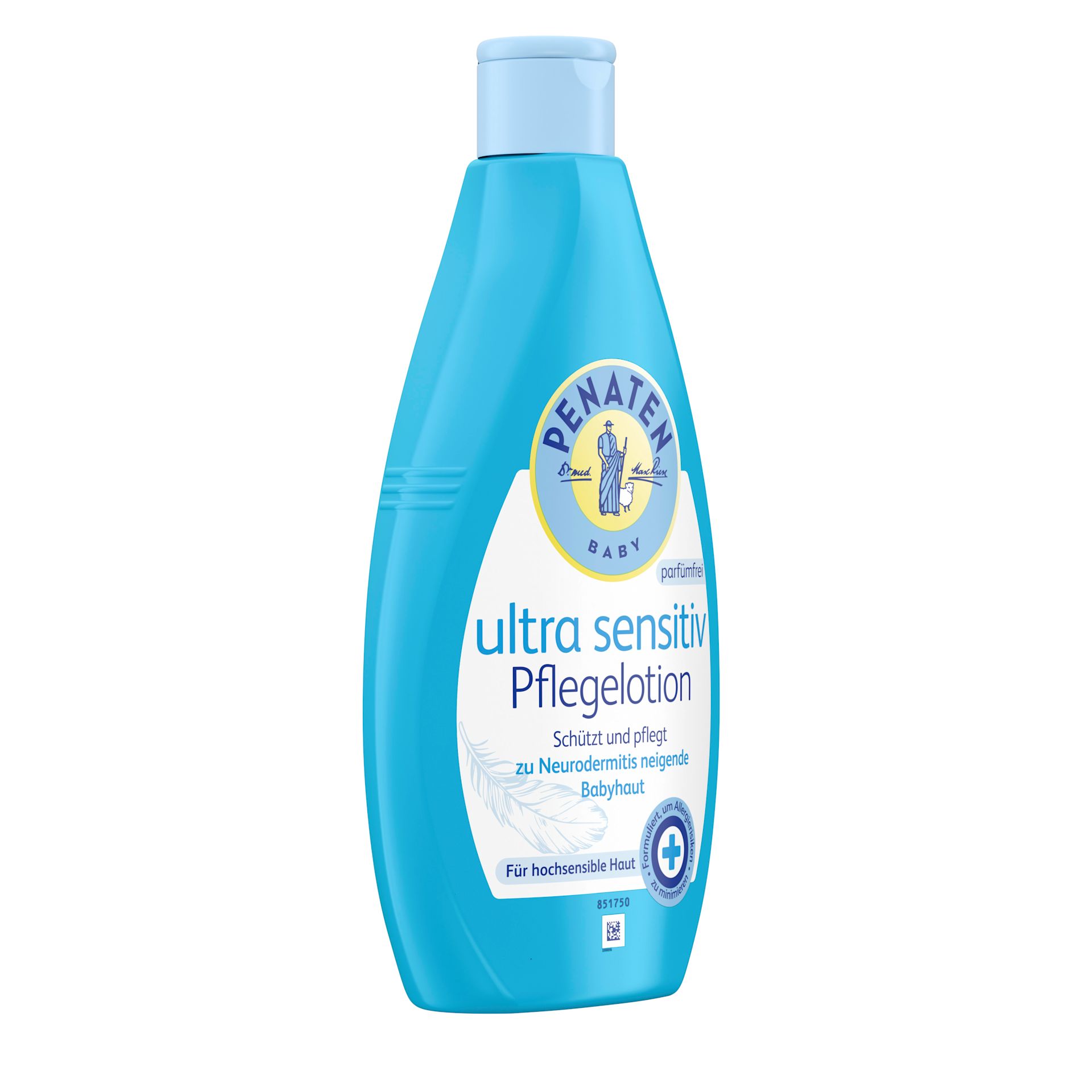 Penaten® Ultra Senstiv Pflegelotion – Verpackung Seitenansicht