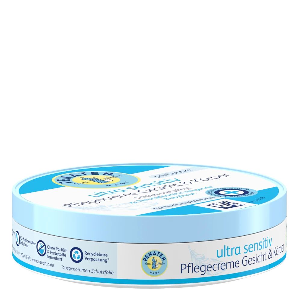 Penaten® Ultra Sensitiv Pflegecreme Gesicht & Körper – Seitenansicht