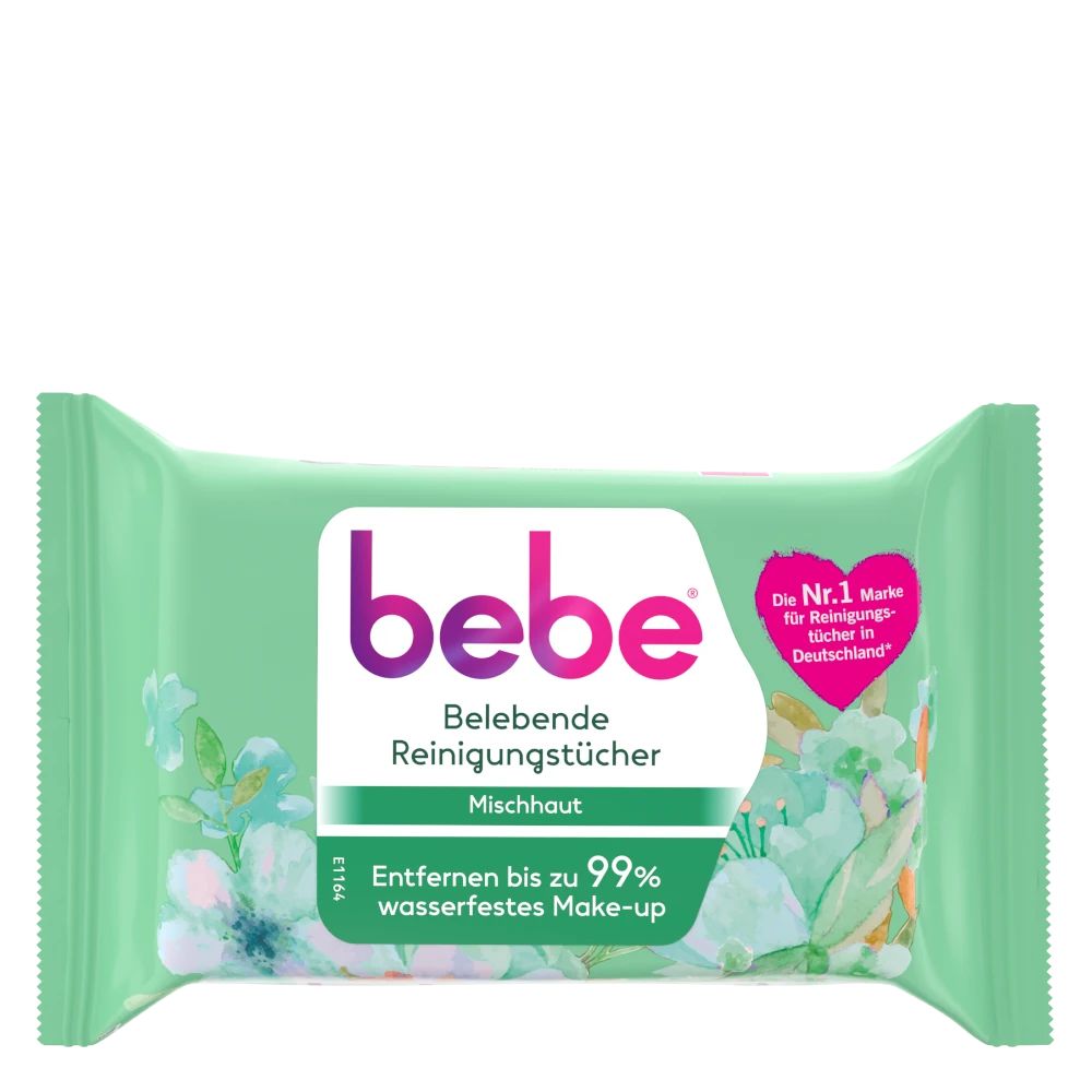 bebe Intensive Reinigungstücher mit natürlichem Jojobaöl