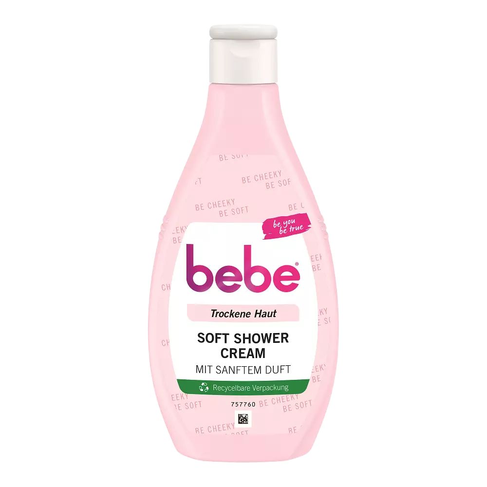 bebe Soft Shower Cream – recycelbare Verpackung