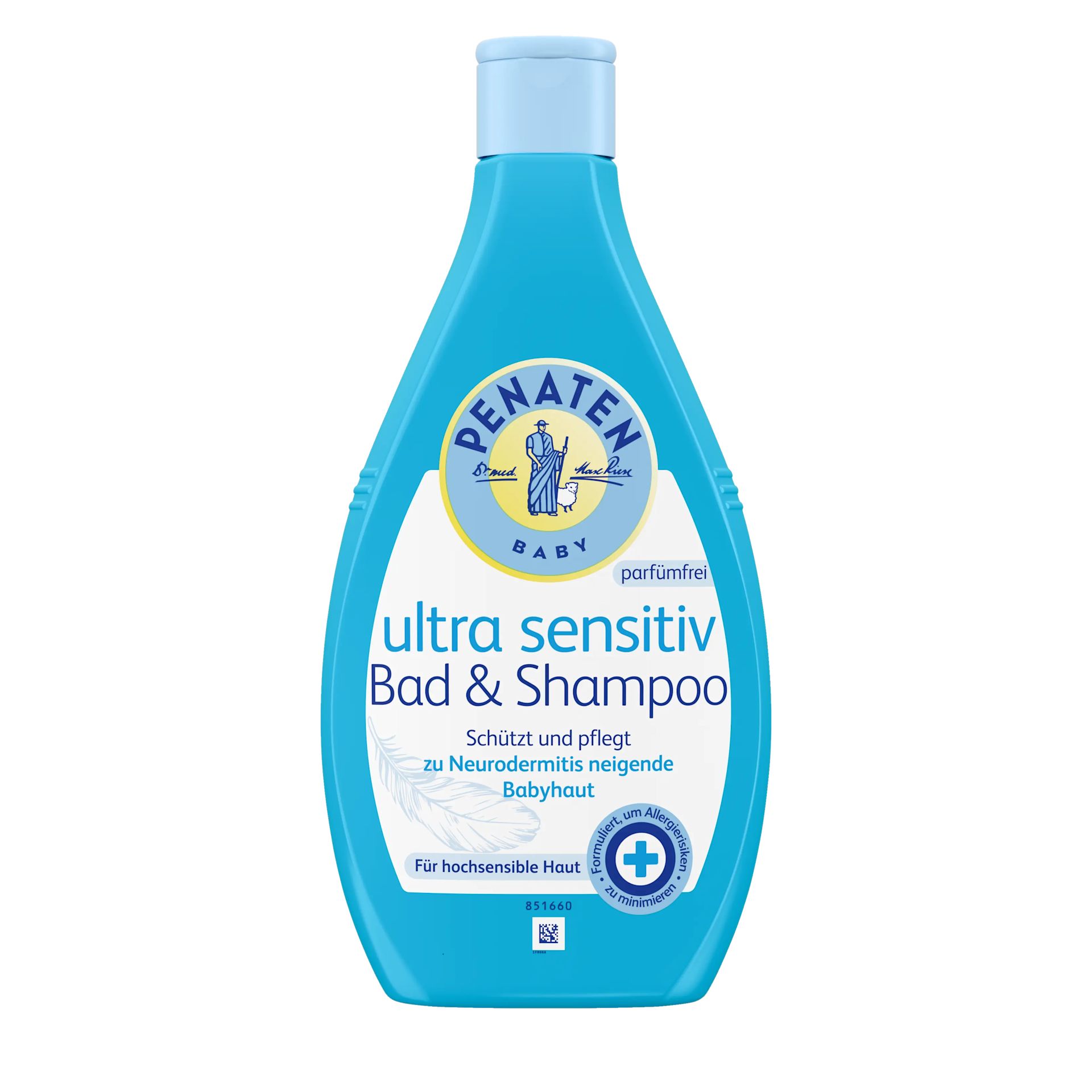 Penaten® Ultra Sensitiv Bad & Shampoo – Verpackung Frontansicht