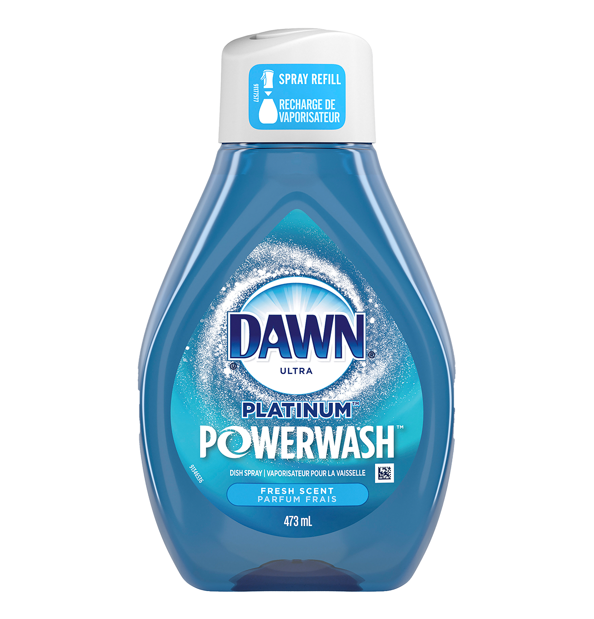 Dawn Platinum Powerwash - Recharge de vaporisateur à vaisselle 