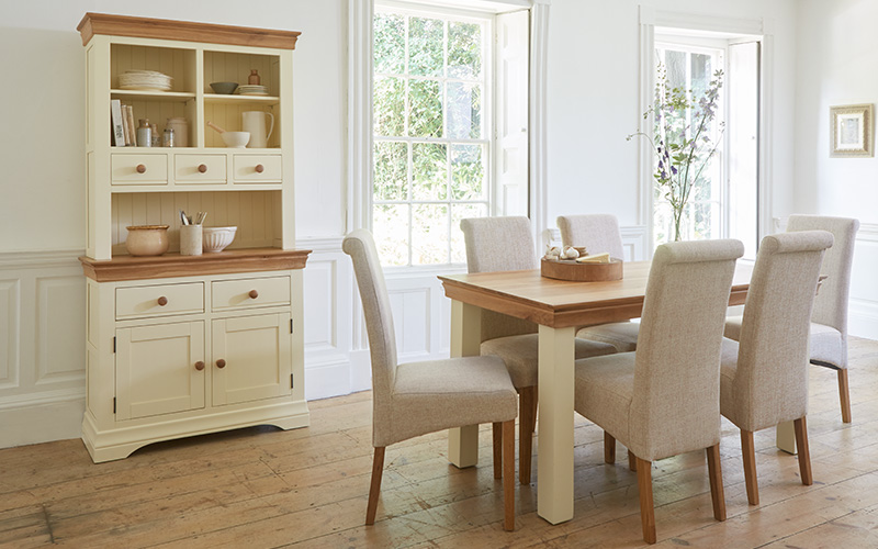 yellow dining table and chairs oak furnitureland