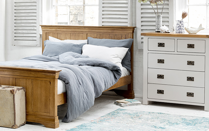 rustic white bedroom furniture oak furnitureland