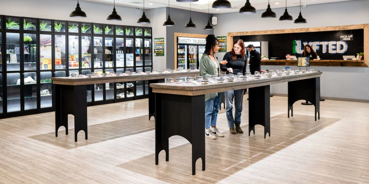 Two Women Shopping at ILYFTED Dispensary